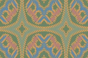 Barock Muster nahtlos Bandana drucken Seide Motiv Stickerei, Ikat Stickerei Design zum drucken Jacquard slawisch Muster Folklore Muster kente Arabeske vektor