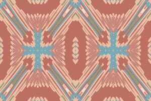 Barock Muster nahtlos skandinavisch Muster Motiv Stickerei, Ikat Stickerei Design zum drucken Muster Jahrgang Blume Volk navajo Patchwork Muster vektor