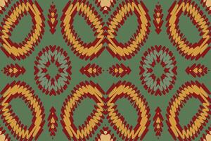 dupatta Muster nahtlos einheimisch amerikanisch, Motiv Stickerei, Ikat Stickerei Design zum drucken Zahl Stammes- Tinte auf Stoff Patola Sari vektor