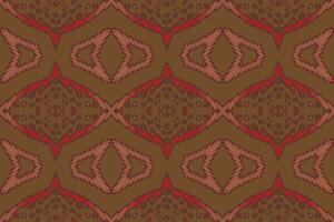 uralt Muster nahtlos Mogul die Architektur Motiv Stickerei, Ikat Stickerei Design zum drucken australisch Vorhang Muster geometrisch Kissen Modell- kurti Mogul Blumen vektor