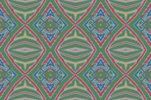 uralt Muster nahtlos skandinavisch Muster Motiv Stickerei, Ikat Stickerei Design zum drucken Krawatte Färberei Kissenbezug Sambal puri kurti Mogul die Architektur vektor