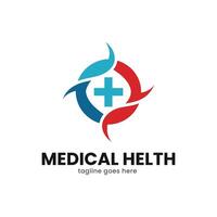 medizinisch Logo Gesundheit Symbol vect Logo Design vektor