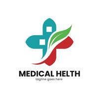 medizinisch Logo Gesundheit Symbol vect Logo Design vektor