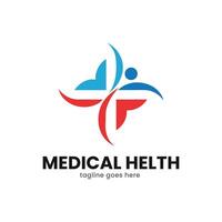 medicinsk logotyp hälsa ikon vect logotyp design vektor