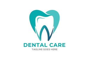 modern Logo von ein Dental Klinik vektor