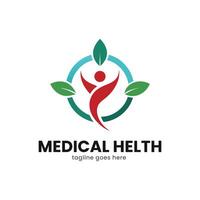 medizinisch Logo Gesundheit Symbol vect Logo Design vektor