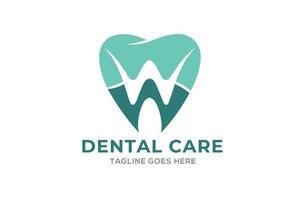 modern Logo von ein Dental Klinik vektor