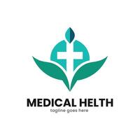 medizinisch Logo Gesundheit Symbol vect Logo Design vektor