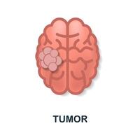 Tumor Symbol. 3d Illustration von Krankheiten Sammlung. kreativ Tumor 3d Symbol zum Netz Design, Vorlagen, Infografiken und Mehr vektor