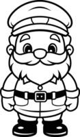 Santa claus Weihnachten Charakter Illustration Design Illustration Design vektor