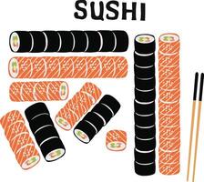 Internationaler Tag des Sushi vektor