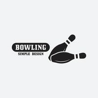 Bowling Logo Design vektor