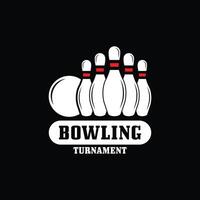 Bowling Logo Design vektor