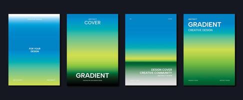 abstrakt Flüssigkeit Gradient Poster Hintergrund . minimalistisch Stil Startseite Vorlage mit beschwingt Perspektive, bunt und Flüssigkeit Farbe. modern Hintergrund Design perfekt zum Sozial Medien, Karte, Flyer. vektor