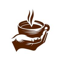 Kaffee Logo zum Cafés und Marken vektor