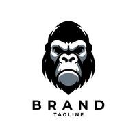 Gorilla-Logo-Design vektor