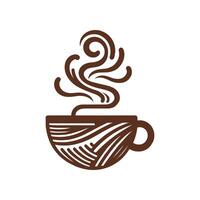 Kaffee Logo zum Cafés und Marken vektor