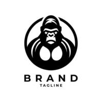 Gorilla-Logo-Design vektor