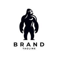 Gorilla-Logo-Design vektor