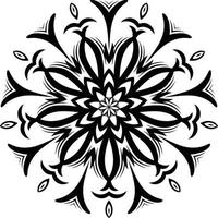 mandalas målarbok sidor, dekorativ rund prydnad i blomform, orientalisk vektor, anti-stress terapimönster, väv designelement, yoga logotyper vektor