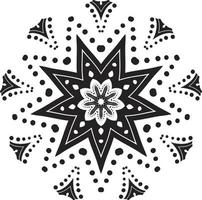 mandalas målarbok sidor, dekorativ rund prydnad i blomform, orientalisk vektor, anti-stress terapimönster, väv designelement, yoga logotyper vektor