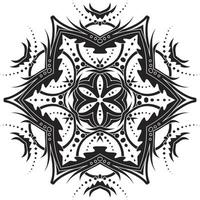 Mandalas-Malbuchseiten, dekoratives rundes Ornament in Blumenform, orientalischer Vektor, Anti-Stress-Therapiemuster, Webdesignelemente, Yoga-Logos-Vektor vektor