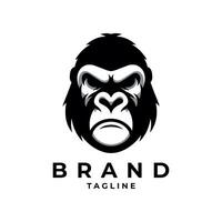 Gorilla-Logo-Design vektor