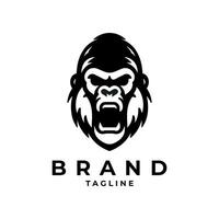 Gorilla-Logo-Design vektor