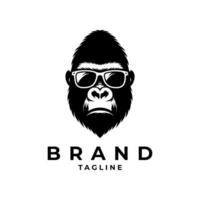 Gorilla-Logo-Design vektor