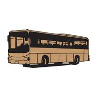 buss bil ikon vektorer illustration symbol design