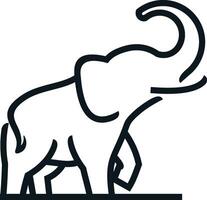 Elefant Symbol Logo vektor