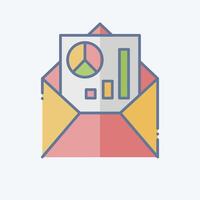 Symbol MwSt Umschlag. verbunden zu Finanzen und MwSt Symbol. Gekritzel Stil. einfach Design Illustration vektor