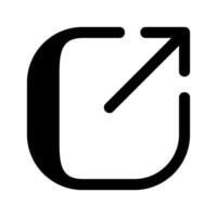 exportera ikon symbol design illustration vektor
