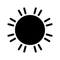 Sonne Symbol Symbol Design Illustration vektor