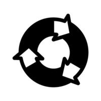 recyceln Symbol Symbol Design Illustration vektor