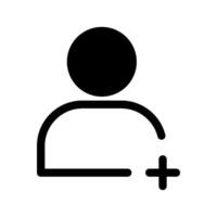Benutzer hinzufügen Symbol Symbol Design Illustration vektor