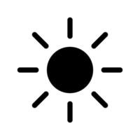 Sonne Symbol Symbol Design Illustration vektor