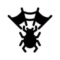 Spinne Netz Symbol Symbol Design Illustration vektor