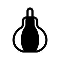 Flasche Kürbis Symbol Symbol Design Illustration vektor