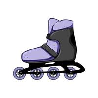 Eisbahn in der Reihe Rollschuhe Karikatur Illustration vektor