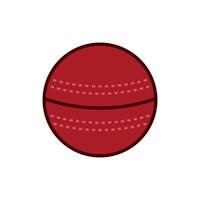 Kricket Ball Symbol Illustration. vektor