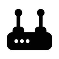 W-lan Router Symbol Design, kabellos Internet Anbieter vektor