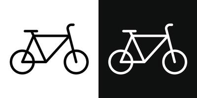 Fahrrad-Icon-Set vektor