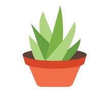 Aloe vera eben Symbol vektor