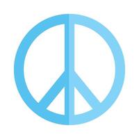 Frieden eben Symbol vektor
