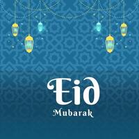 eid festlich wünscht sich Hintergrund Design vektor