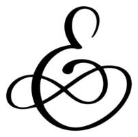 Kalligraphie Hand gezeichnet Brief e. Skript Schriftart Logo Symbol. handgeschrieben Bürste Stil vektor