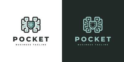 Clever Tasche Logo Design vektor