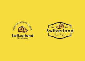 schweiz ost affär märka stämpel. ost affär logotyp design illustration vektor