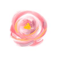 Netter Frühling Aquarellblume stieg Vektor. Kunst lokalisierter Gegenstand für Sommerblumenstrauß vektor